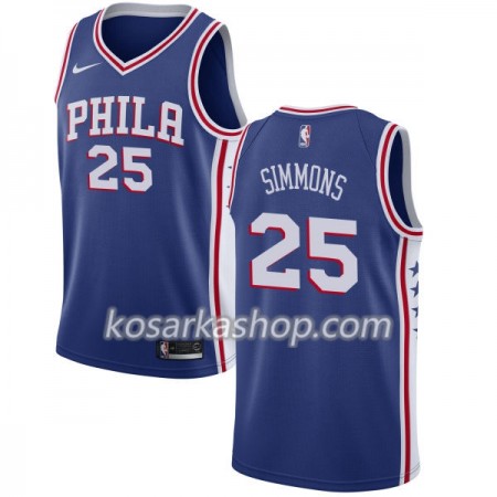 Dres Philadelphia 76ers Ben Simmons 25 Nike 2017-18 Plava Swingman